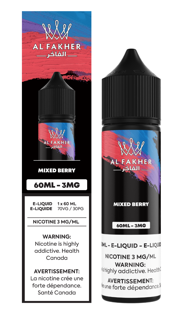 AL Fakher e-Liquid 3MG - Mixed Berry HM Vape AL Fakher e-Liquid 3MG - Mixed Berry HM Vape
