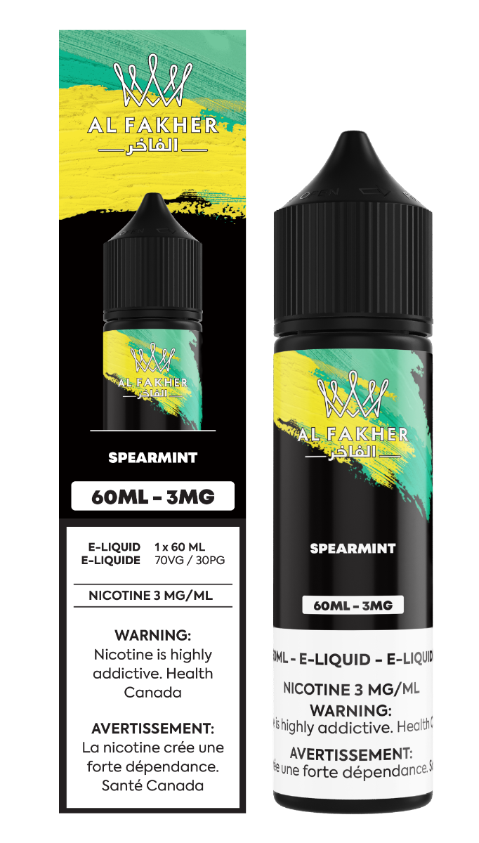 AL Fakher e-Liquid 3MG - Spearmint HM Vape AL Fakher e-Liquid 3MG - Spearmint HM Vape