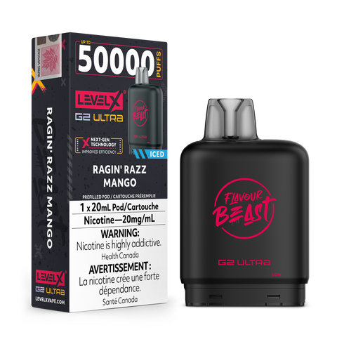 Level X G2 ULTRA Pod 20ml - FB 50K Level X G2 ULTRA Pod 20ml - FB 50K