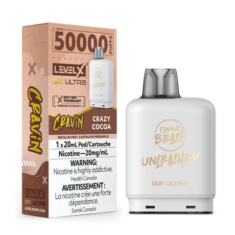 Level X G2 ULTRA Pod 20ml - Unleashed 50K Level X G2 ULTRA Pod 20ml - Unleashed 50K