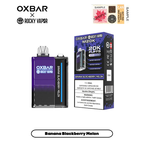 OXBAR M20K Disposable 20mg - 20000 Puff OXBAR M20K Disposable 20mg - 20000 Puff