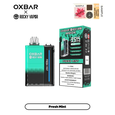 OXBAR M20K Disposable 20mg - 20000 Puff OXBAR M20K Disposable 20mg - 20000 Puff