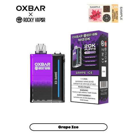 OXBAR M20K Disposable 20mg - 20000 Puff OXBAR M20K Disposable 20mg - 20000 Puff