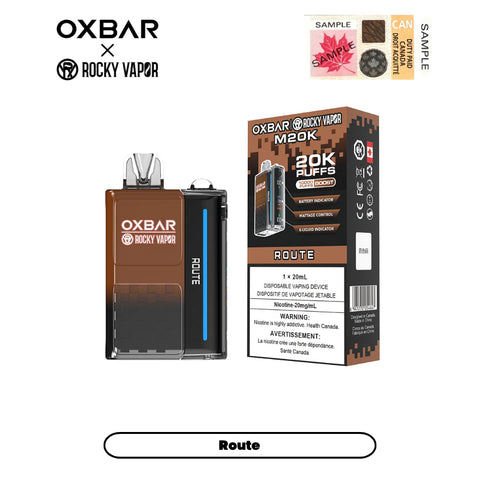 OXBAR M20K Disposable 20mg - 20000 Puff OXBAR M20K Disposable 20mg - 20000 Puff