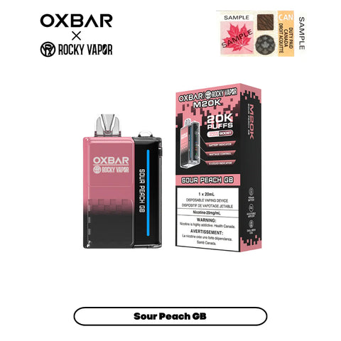 OXBAR M20K Disposable 20mg - 20000 Puff OXBAR M20K Disposable 20mg - 20000 Puff