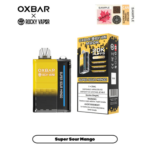 OXBAR M20K Disposable 20mg - 20000 Puff OXBAR M20K Disposable 20mg - 20000 Puff