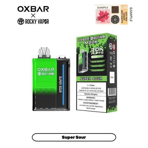 OXBAR M20K Disposable 20mg - 20000 Puff OXBAR M20K Disposable 20mg - 20000 Puff