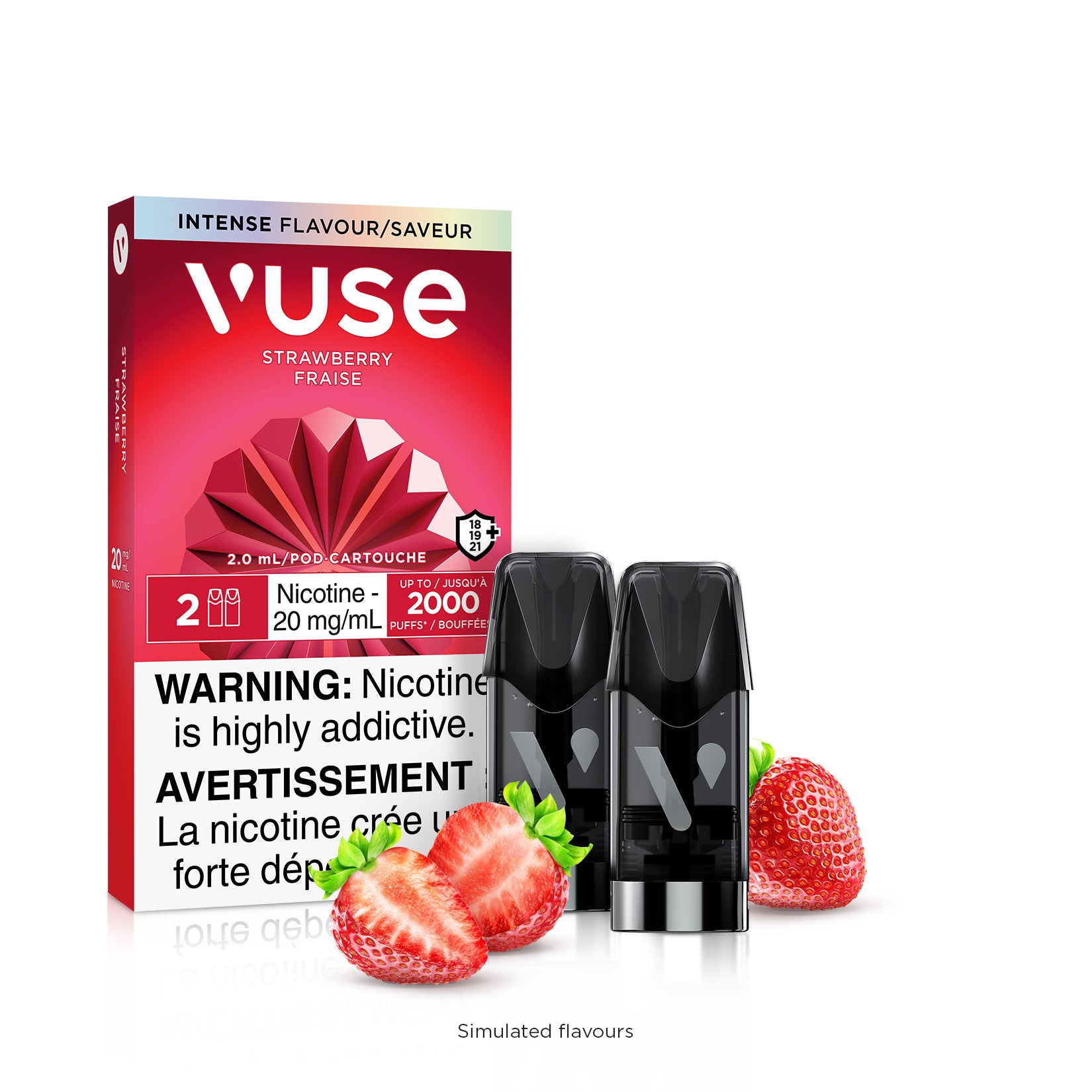 Vuse ePod Strawberry Pods Canada HM Vape Vuse ePod Strawberry Pods Canada HM Vape