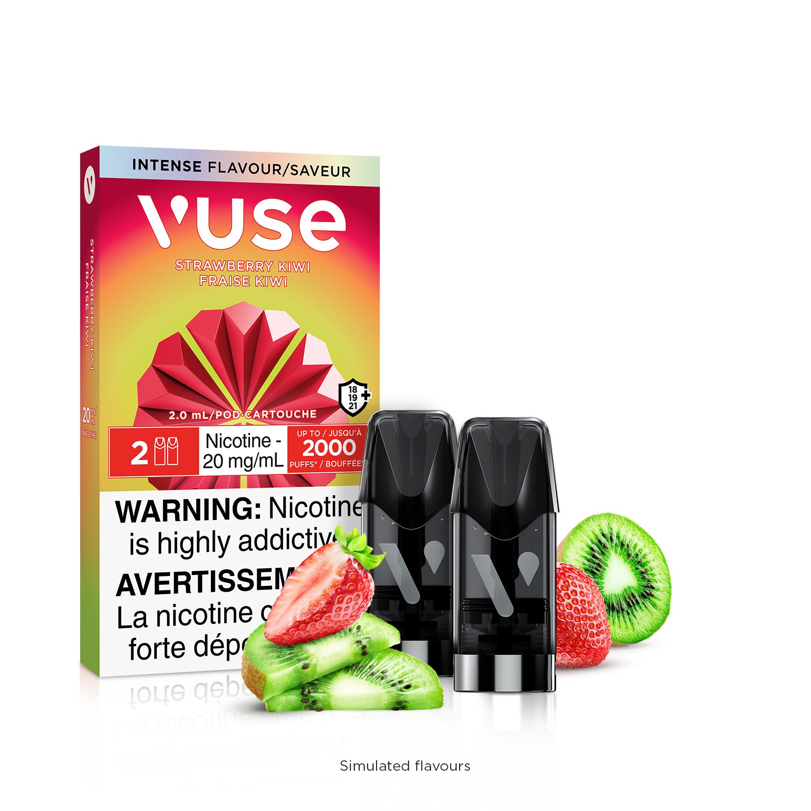Vuse ePod Pods 2pk - Strawberry Kiwi HM Vape Vuse ePod Pods 2pk - Strawberry Kiwi HM Vape