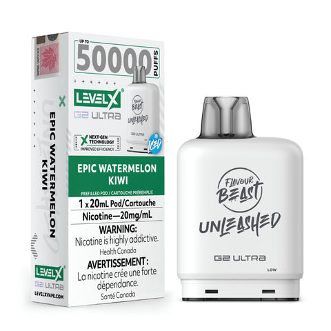 Level X G2 ULTRA Pod 20ml - Unleashed 50K Level X G2 ULTRA Pod 20ml - Unleashed 50K