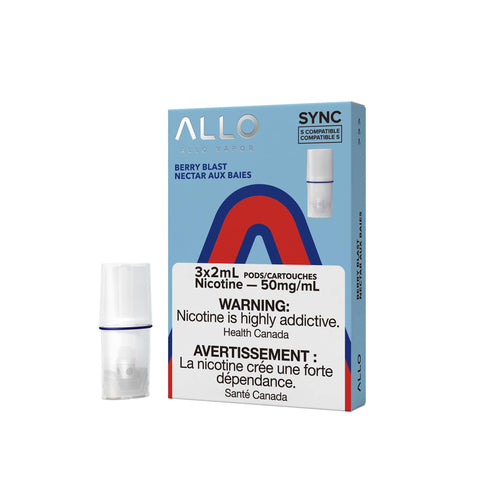 Berry Blast Allo Sync S Compatible Pods 50mg Berry Blast Allo Sync S Compatible Pods 50mg