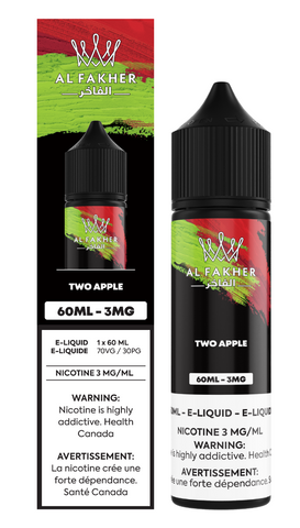 AL Fakher e-Liquid 3MG - Two Apple HM Vape AL Fakher e-Liquid 3MG - Two Apple HM Vape