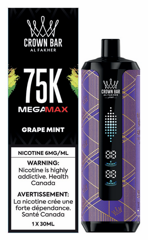 AL FAKHER Crown Bar MEGA MAX 75K