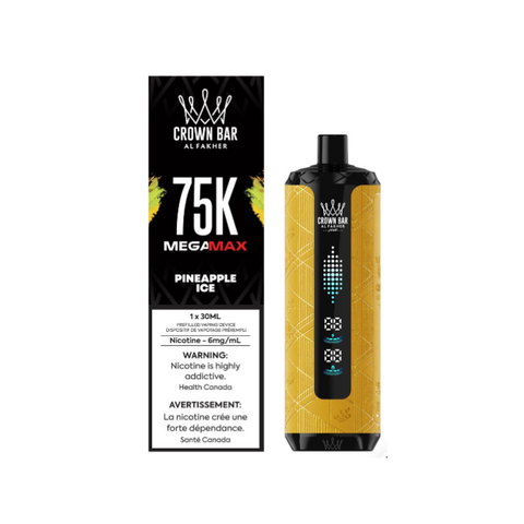 AL FAKHER Crown Bar 75K MEGA MAX Disposable