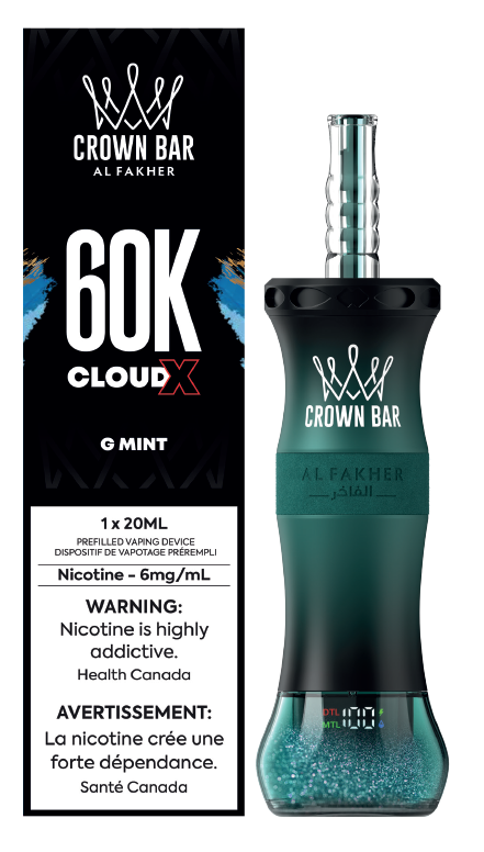 AL FAKHER Crown Bar 60K CLOUD X Disposable