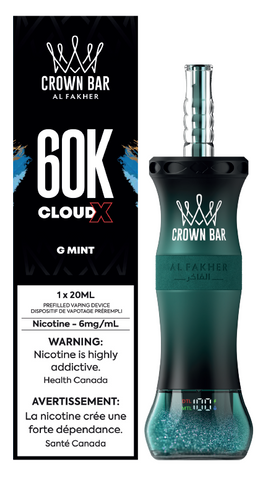 AL FAKHER Crown Bar 60K CLOUD X Disposable