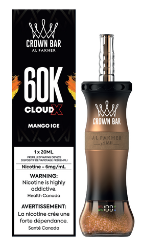 AL FAKHER Crown Bar 60K CLOUD X Disposable