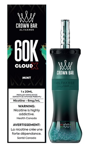 AL FAKHER Crown Bar 60K CLOUD X Disposable
