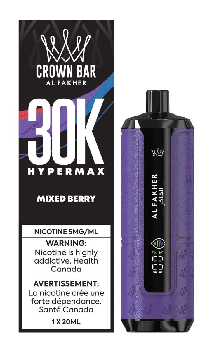 AL FAKHER Crown Bar 30K HYPER MAX Disposable
