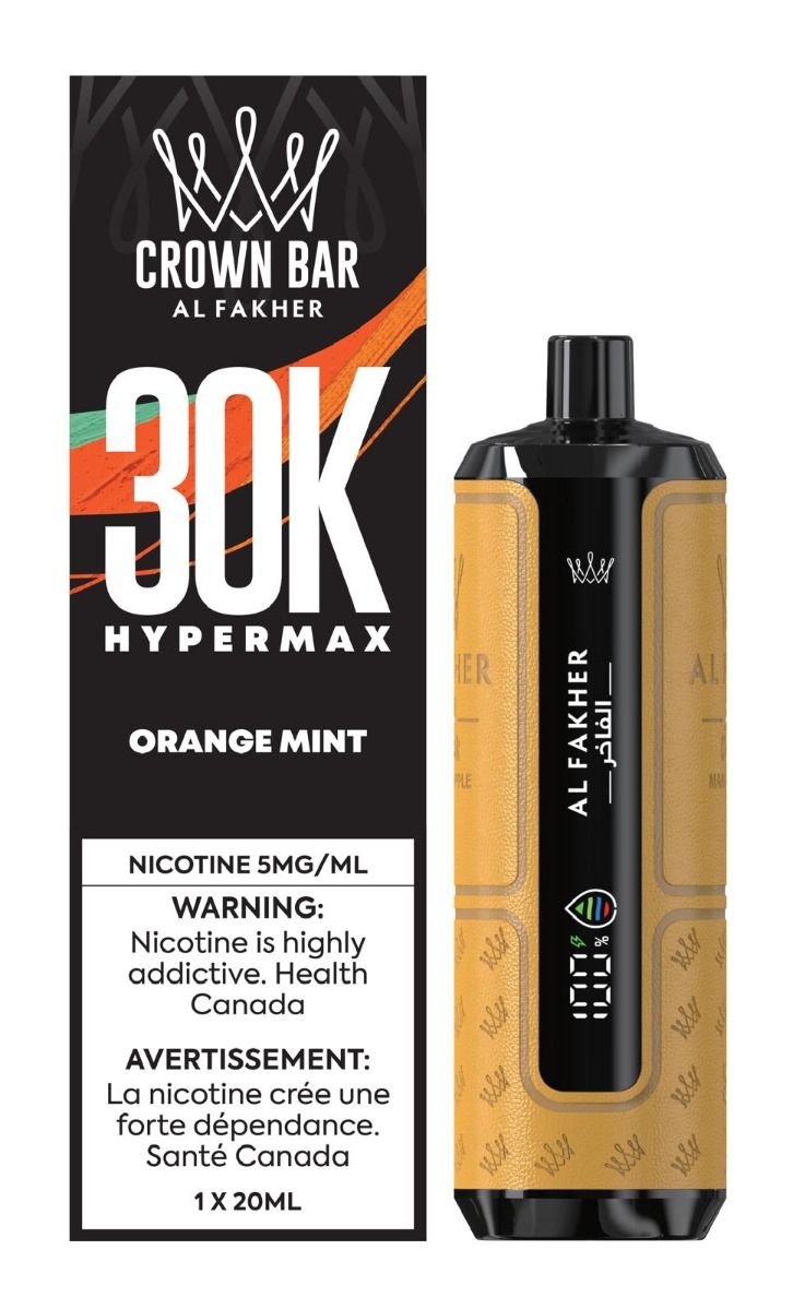 AL FAKHER Crown Bar HYPER MAX 30K HM Vape AL FAKHER Crown Bar HYPER MAX 30K HM Vape