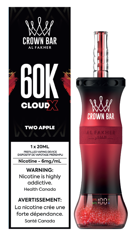 AL FAKHER Crown Bar 60K CLOUD X Disposable
