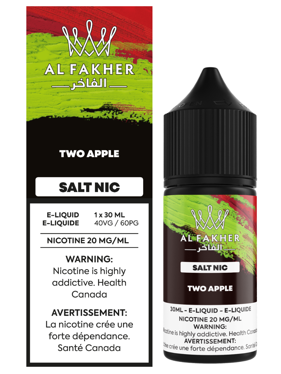 AL Fakher Salt e-Liquid 20MG - Two Apple