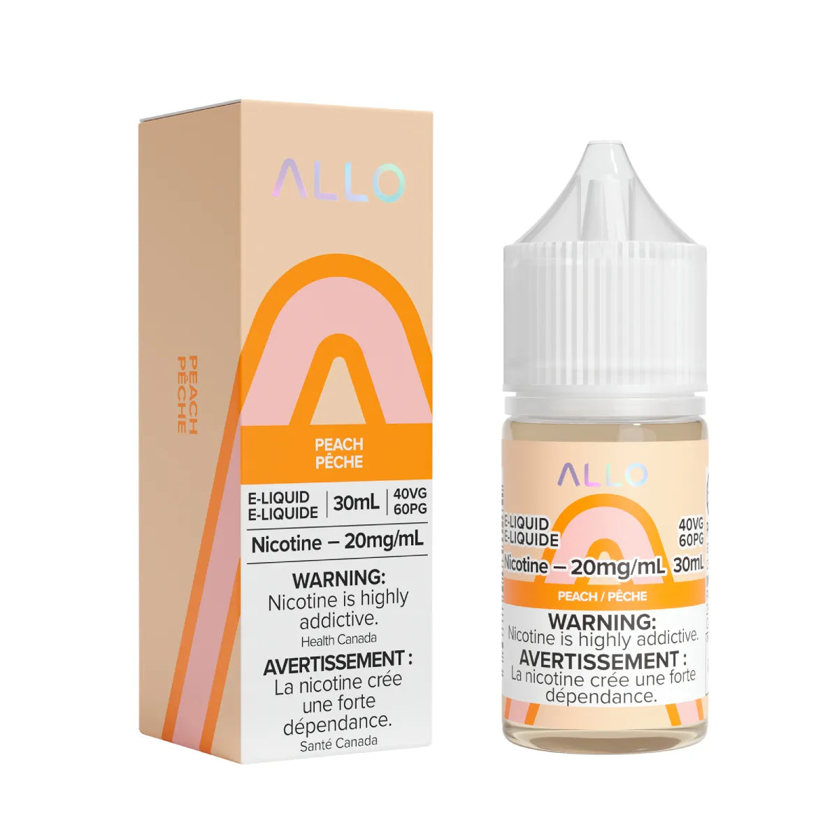 Allo E-Liquid 30ml - Peach