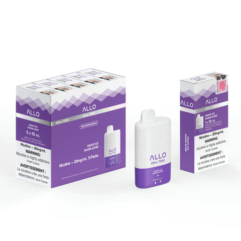 Allo Ultra 7000 Disposable - Grape Ice