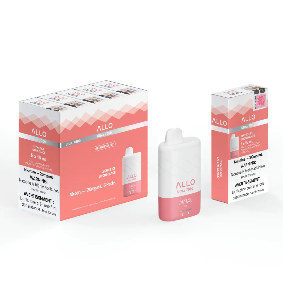 Allo Ultra 7000 Disposable - Lychee Ice