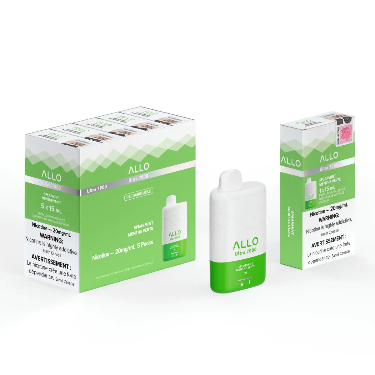 Allo Ultra 7000 Disposable - Spearmint