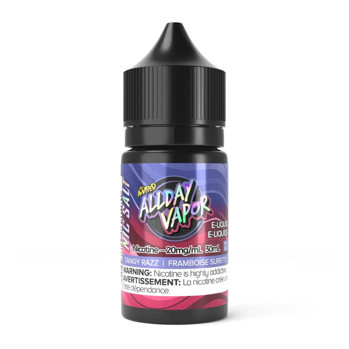 Allday Vapor Salt 30ml - Tangy Razz