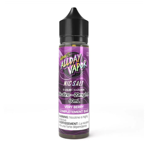 Amped Allday Vapor Salt 60ml - Very Berry