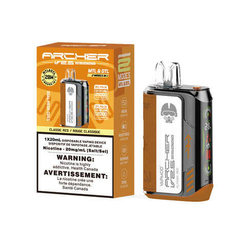 VAPMOD Archer V2.5 Disposable Vape - 25000 Puff