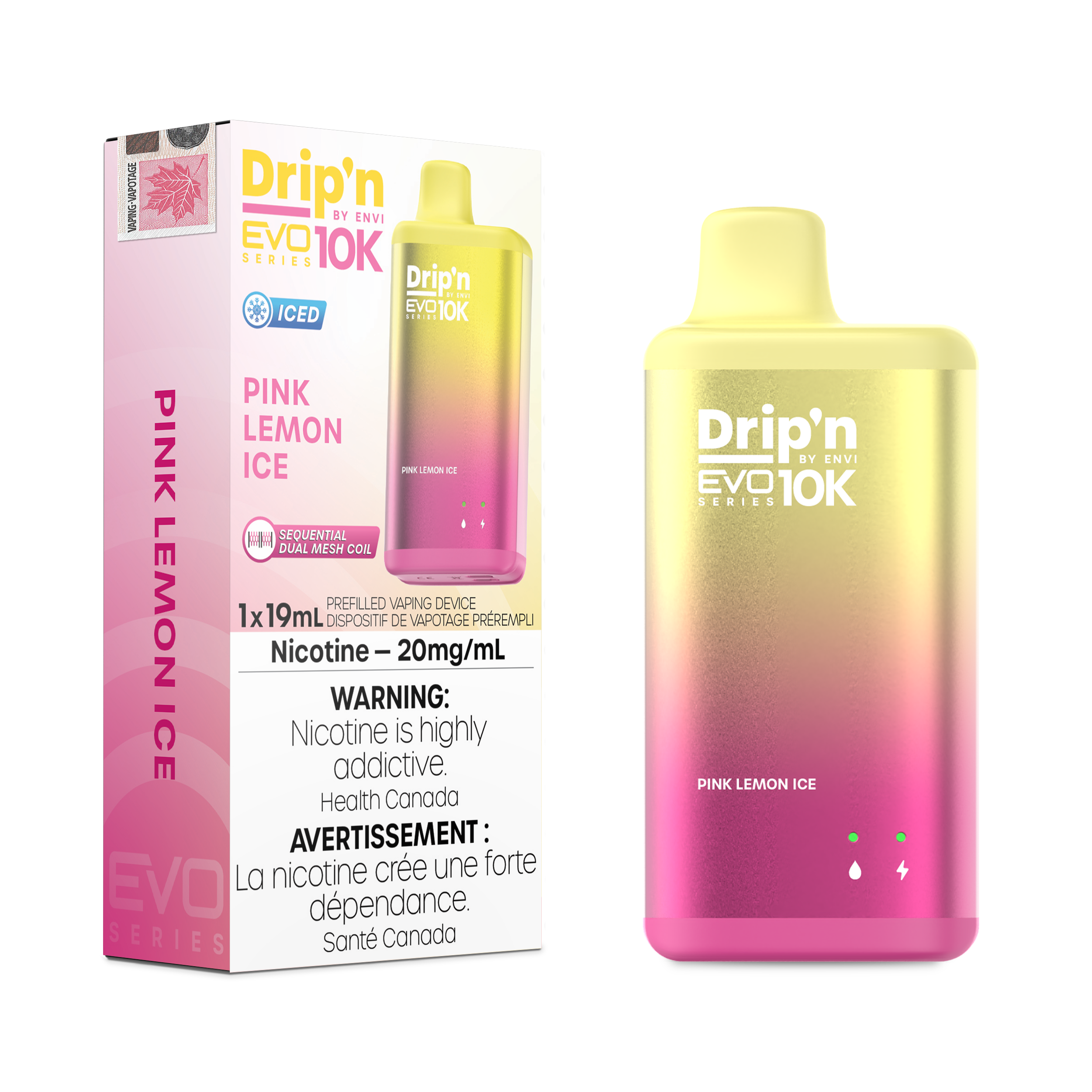 Drip'n by Envi EVO Series 10k Disposable - Pink Lemon Ice