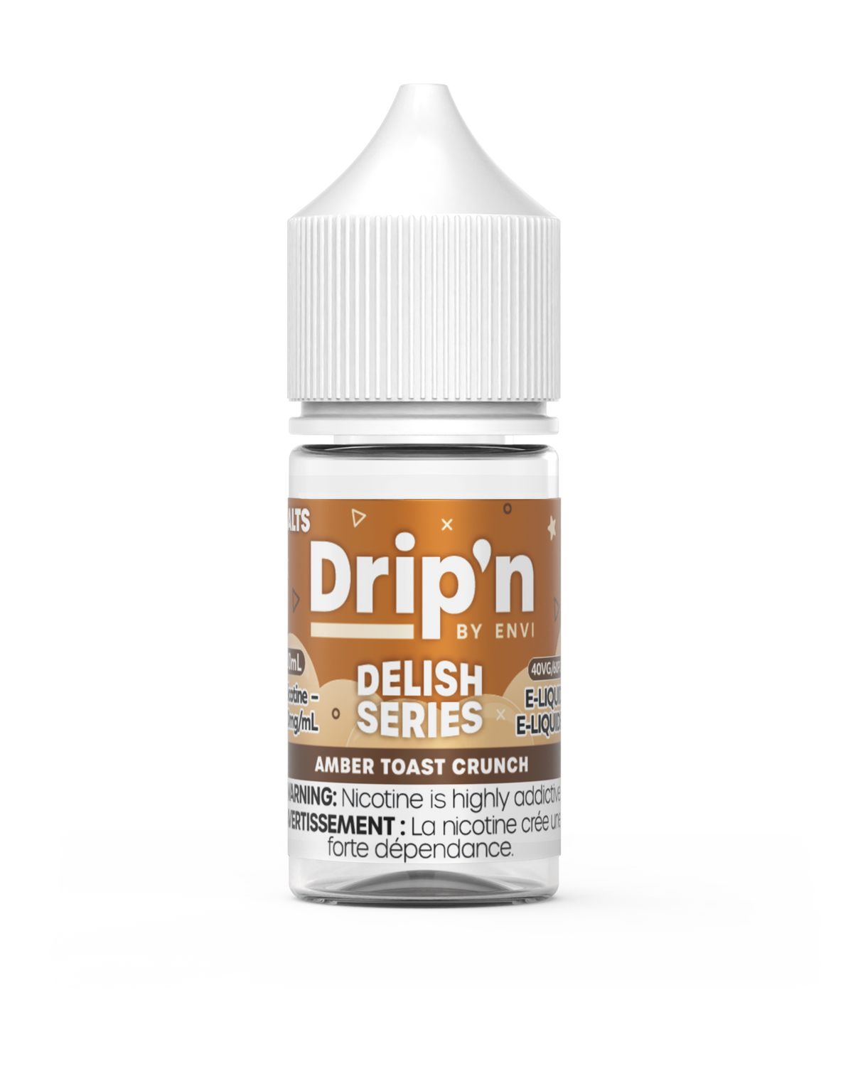 Drip'n by Envi Delish E-Liquid - Amber Toast Crunch