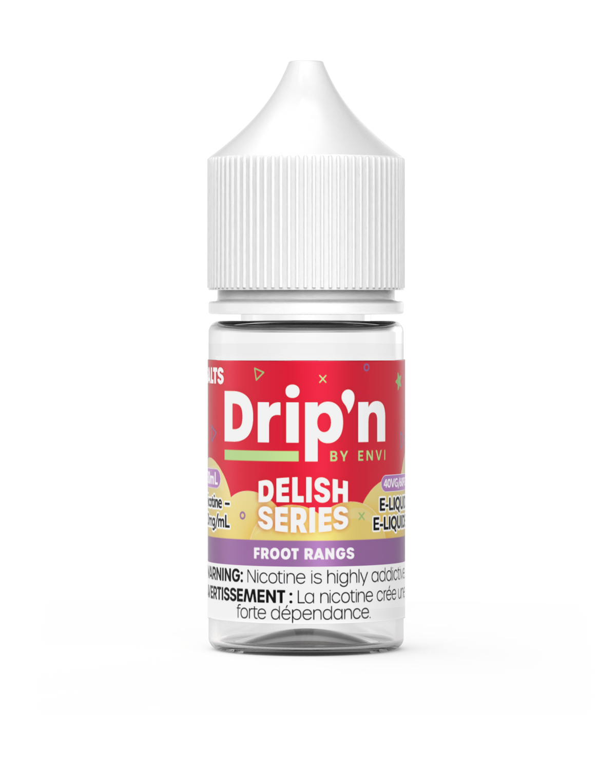 Drip'n by Envi Delish E-Liquid - Froot Rangs