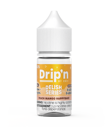 Drip'n by Envi Delish E-Liquid - Peach Mango Happybake
