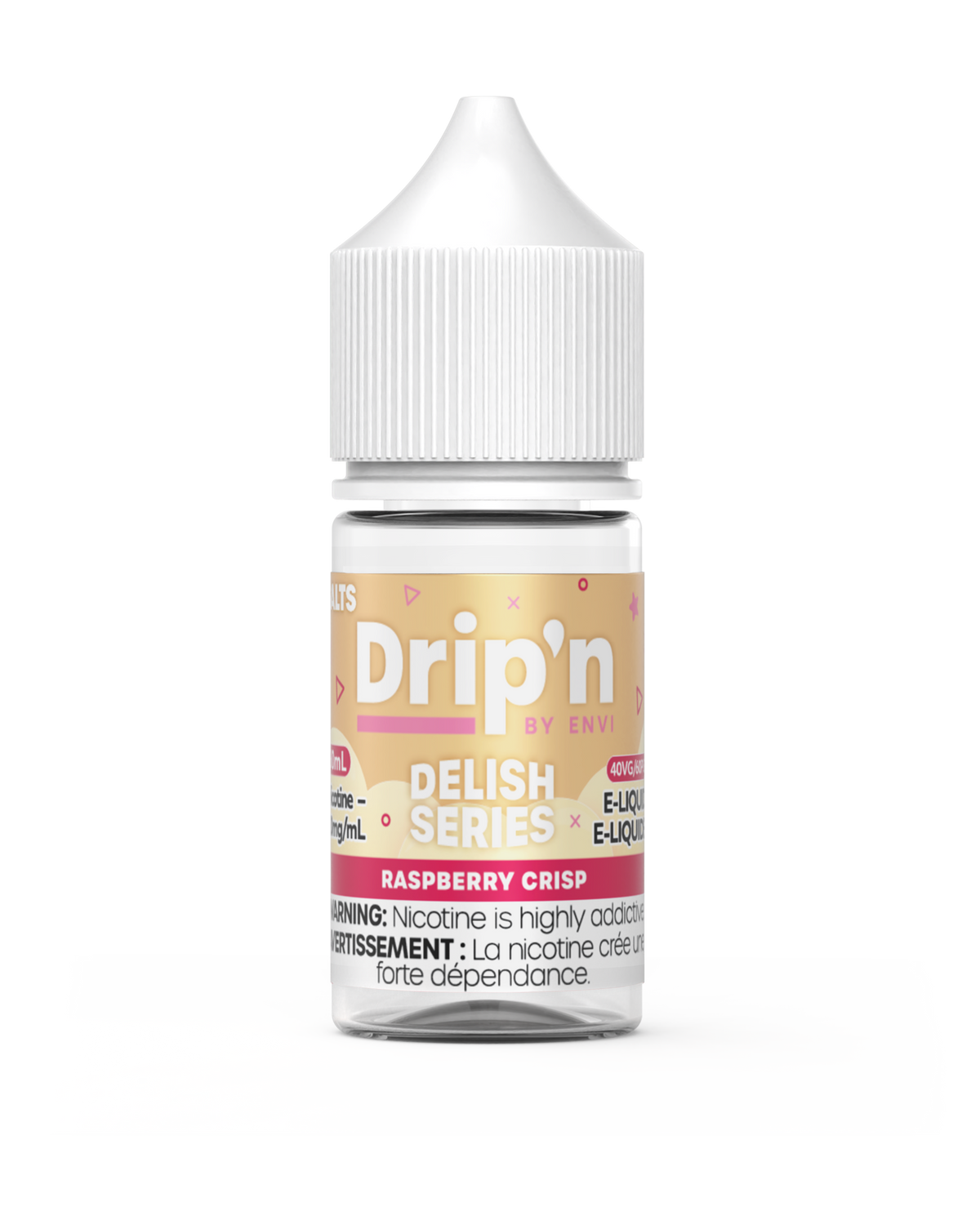 Drip'n by Envi Delish E-Liquid - Raspberry Crisp