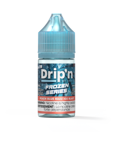 Drip'n Frozen Series E-Liquid (30mL) - PEACH BLUE RAZZ ICE BLAST