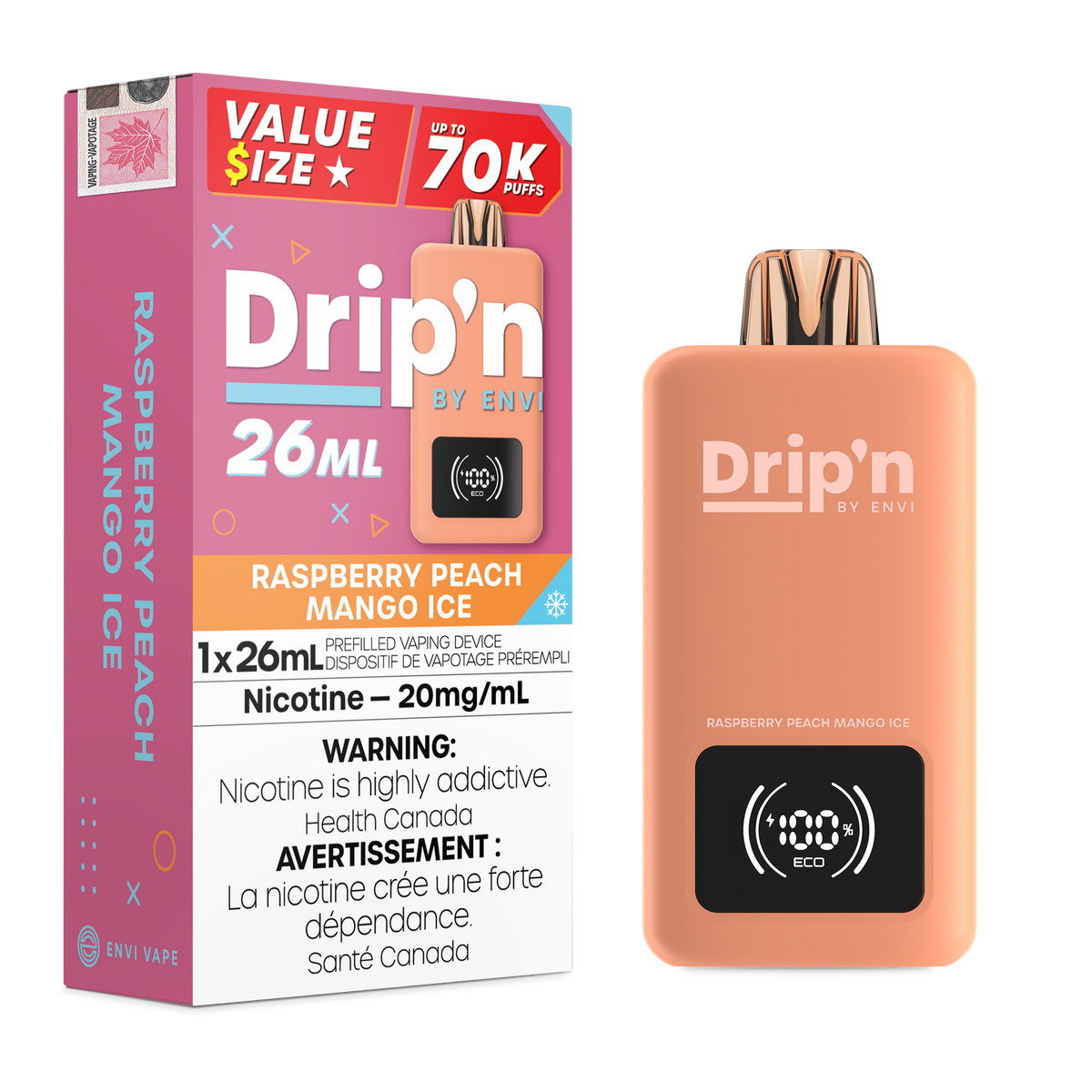 Drip'n by Envi 26ml Disposable - Value Size 70K