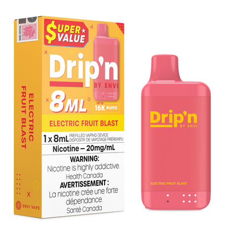 Drip'n by Envi 8ml Disposable - Super Value 16K
