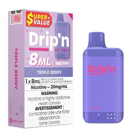Drip'n by Envi 8ml Disposable - Super Value 16K