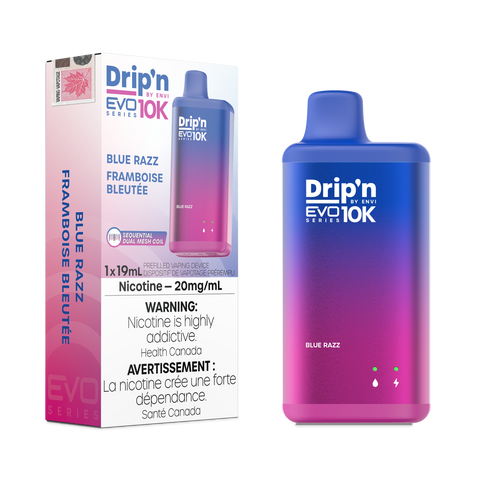 Drip'n by Envi EVO 10K Series Disposable - Blue Razz 