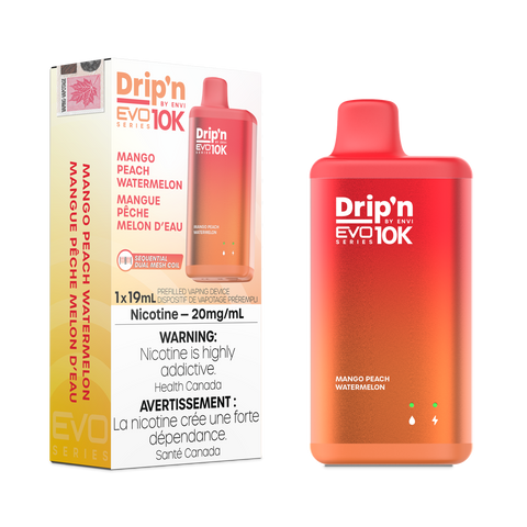 Drip'n by Envi EVO 10K Series Mango Peach Watermelon