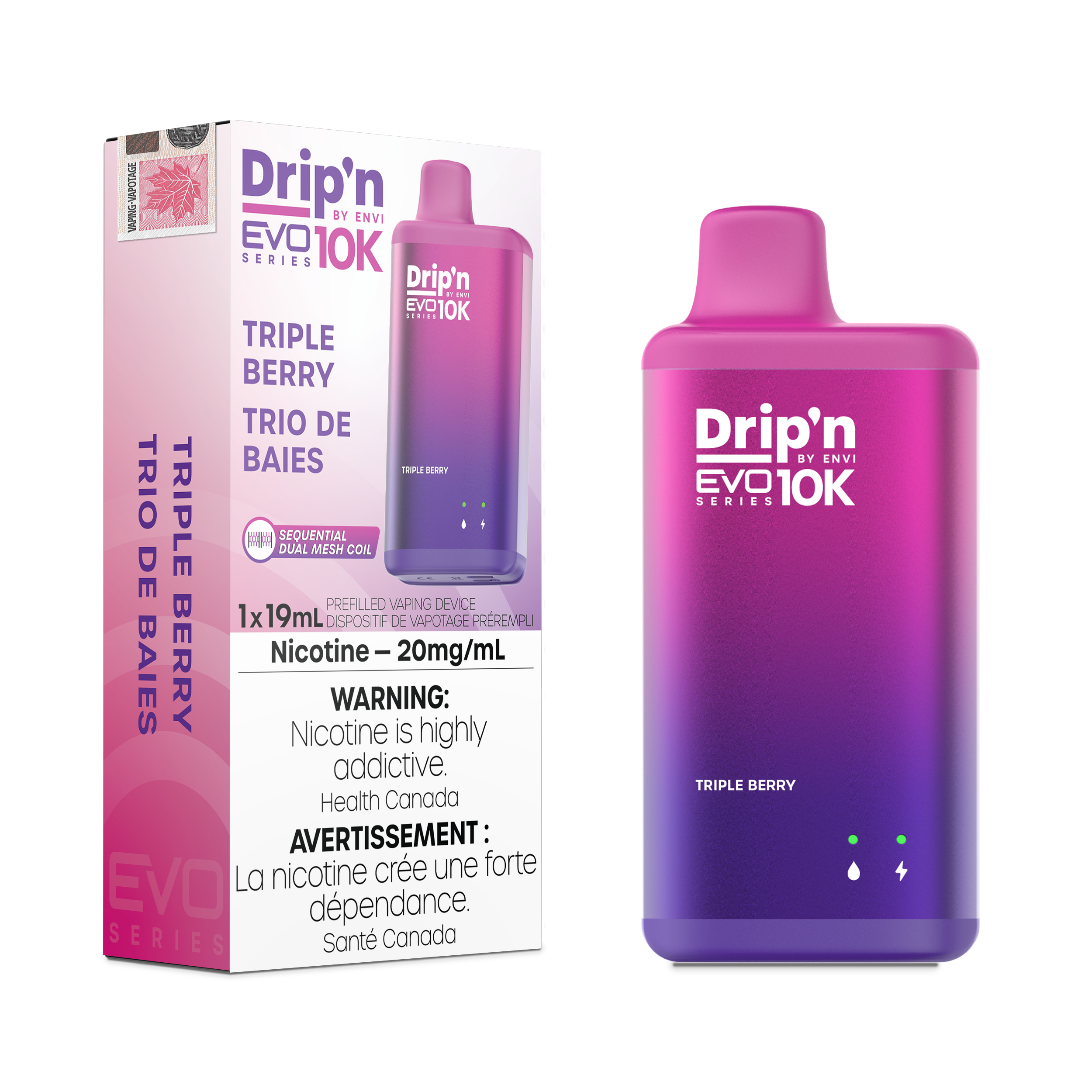 Drip'n by Envi EVO 10K Series Triple Berry