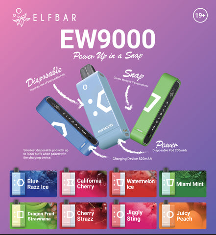 Elf Bar EW9000 Starter Kit - Flavour Card