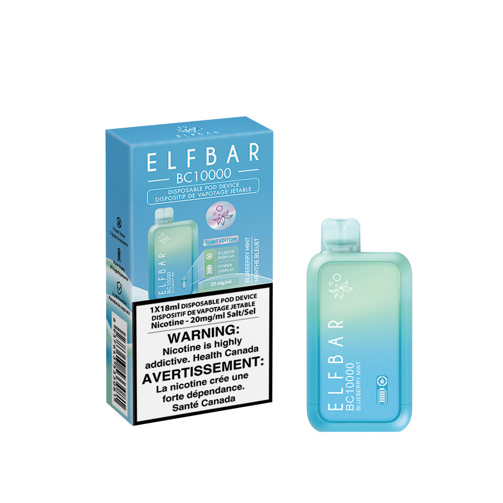 Elf Bar BC10000 Disposable Vape - Blueberry Mint