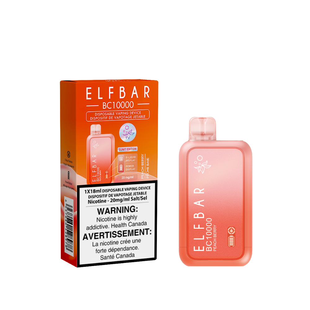 Elf Bar BC10000 Disposable Vape - Peach Berry