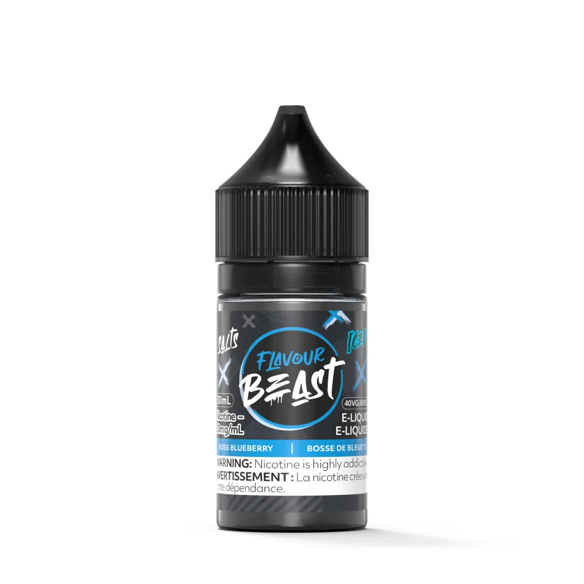 Flavour Beast E-Liquid (30mL) - Boss Blueberry Iced