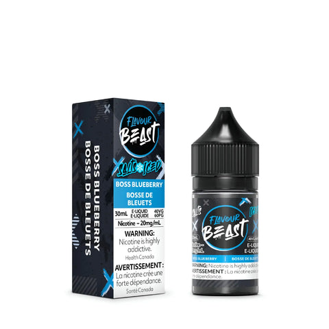 Flavour Beast E-Liquid (30mL) - Boss Blueberry Iced